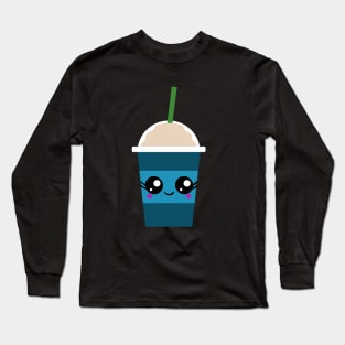 Kawaii Iced Coffee Long Sleeve T-Shirt